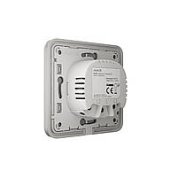 Прохідний двоклавішний вимикач світла Ajax LightSwitch (2-gang/2-way) white, фото 4