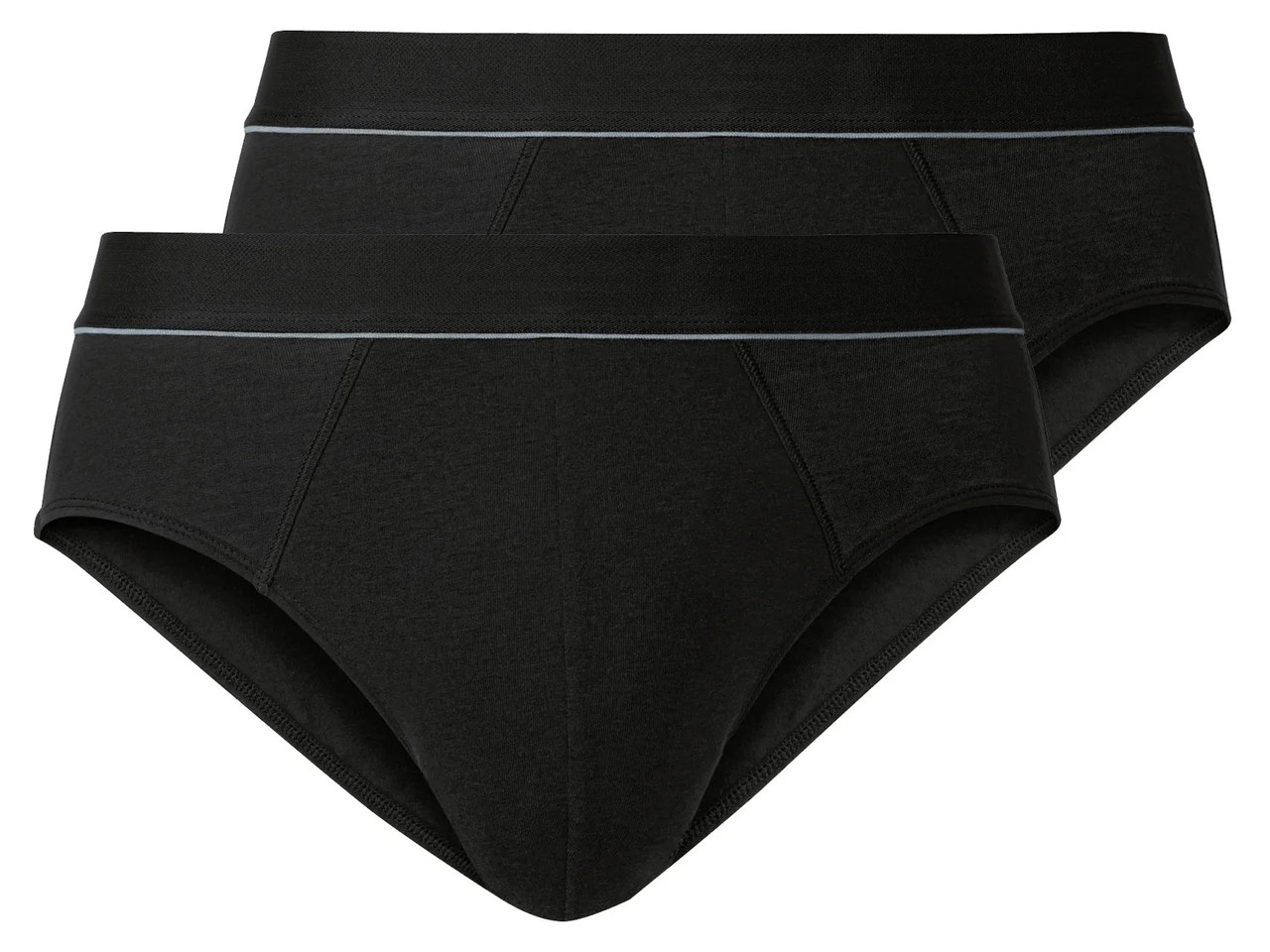 Комплект труси сліп із 2 штук, розмір S, колір чорний