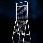 Стійка MONO-2015, (тр.20x20) 150 місць, посилена, підлогова, біла. Торгові стенди для окулярів для магазину, фото 2