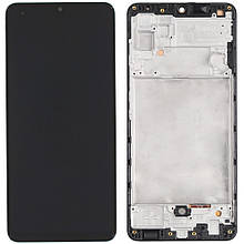 Дисплей Samsung A325 Galaxy A32 4G (2021) із сенсором і рамкою чорний TFT  | модуль
