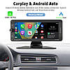 Універсальний сенсорний дисплей, монітор 6.9" car player 601W IPS з Apple CarPlay, Android Auto — Пульт на кермо, фото 3