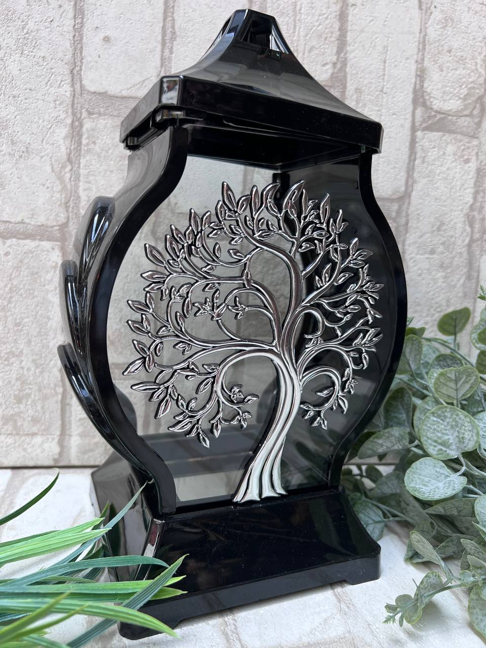 Лампадка із скла та пластику ,висотою 30 см, фото 1