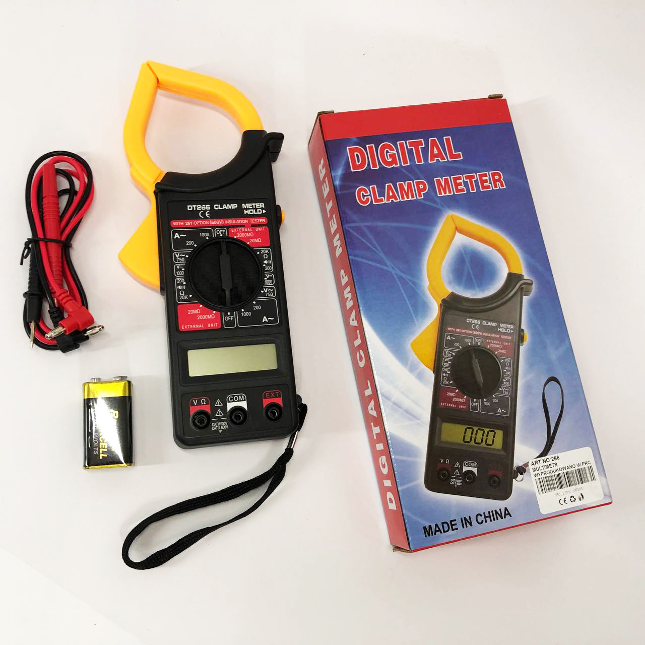 Цифровой мультиметр токовые клещи Digital DT-266 мультитестер DR-816 ...