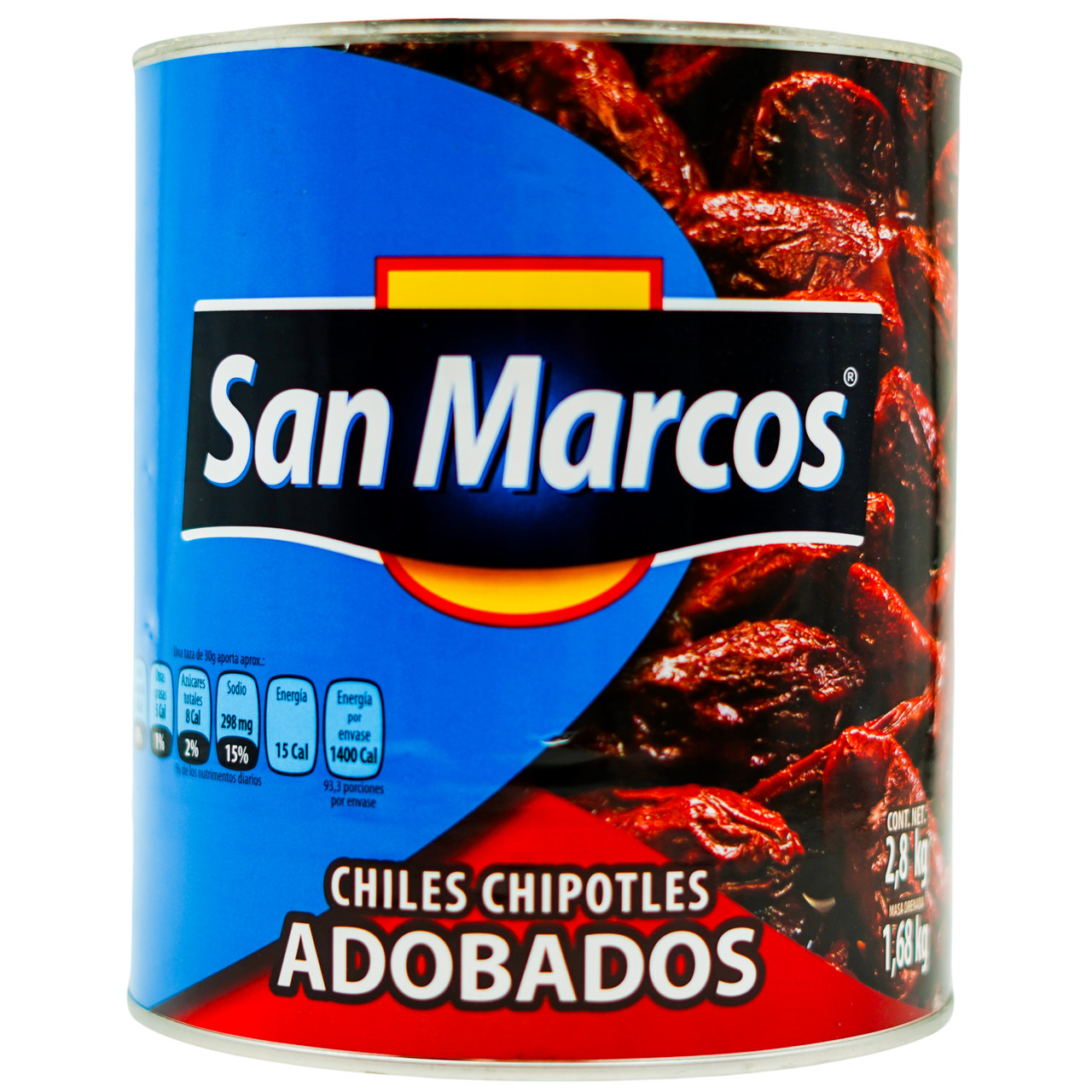 Перець чилі чіпотлі Adobados SAN MARCOS 2,8 кг