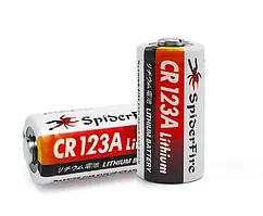 Батарейка літієва SpiderFire CR123A CR 12 3A Lithium Power (CR123, CR123A, CR 123, CR123A, DL123A )1300mAh