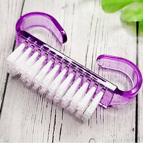 Щітка - змітка для нігтів маленька бузкова