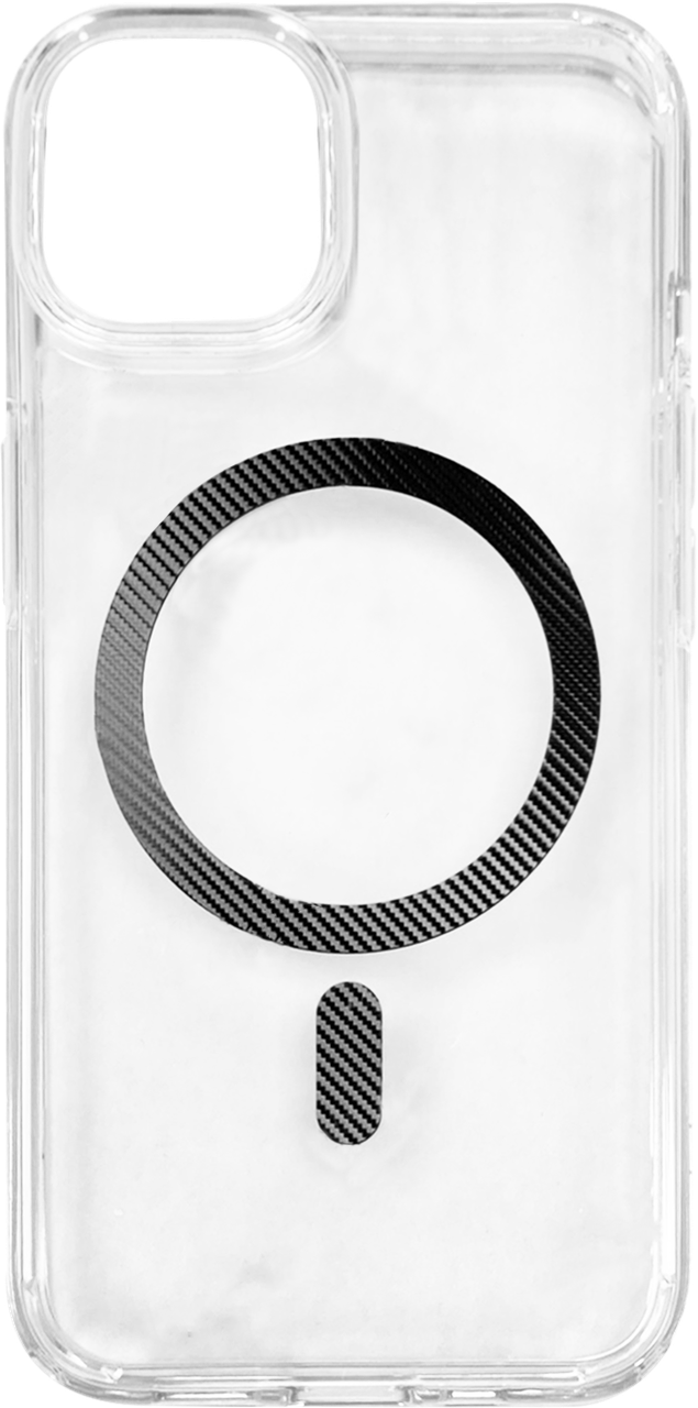 Накладка iPhone 14 carbon fiber Ultra Hybrid Spigen MagFit