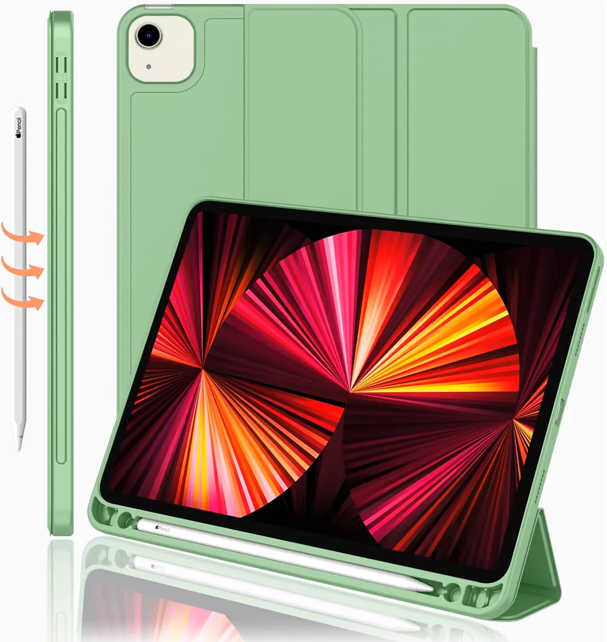 Чохол-книжка CDK Екокожа силікон Smart Case Слот Стилус для Apple iPad Air 10.9" 4gen 2020 (011190) (light