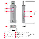 Конвертер X8 Pro для підключення клавіатури та миші телефону смартфона планшета адаптер ігровий pubg пабг пубг, фото 9