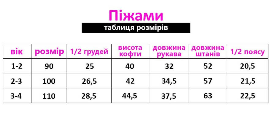 Дитяча піжама для дівчинки фея і замок арт. 708, фото 3
