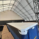 Тканина ПВХ біла для накриттів, тентова тканина біла, тентова тканина ПВХ, фото 2