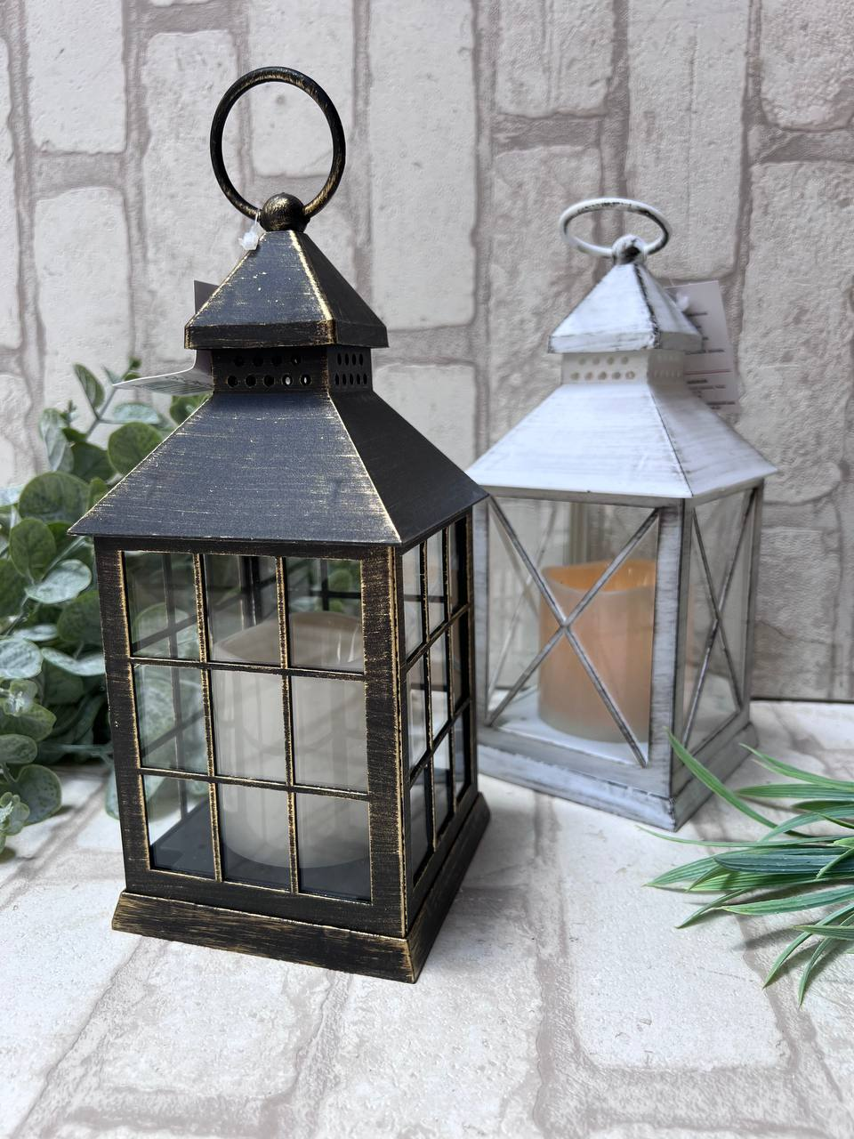 Лампадка виготовлена з металу та пластику,висотою 25 см, фото 1