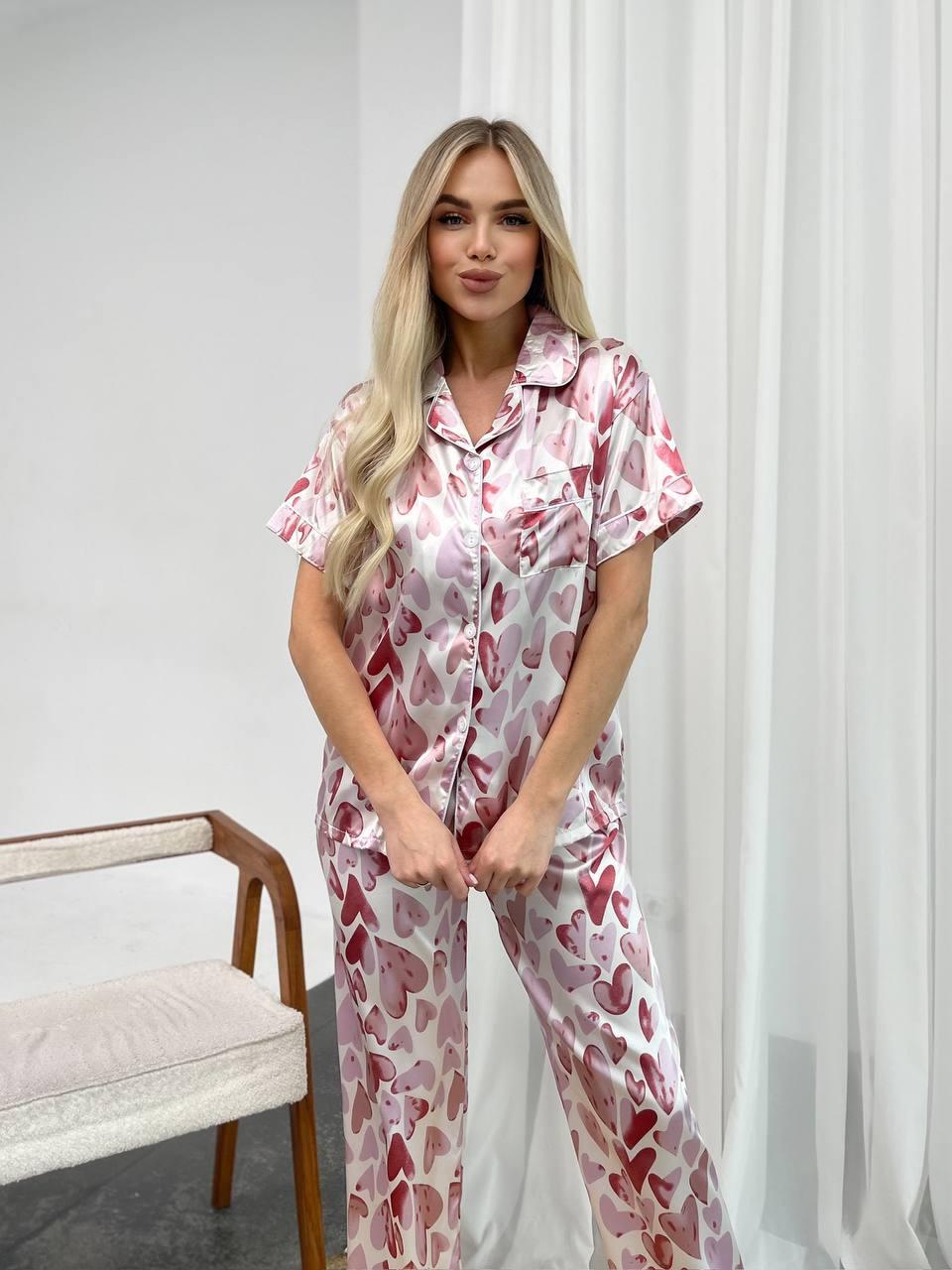 Жіноча зручна піжама. Костюм домашній комфортний. Нічний одяг., фото 1