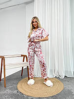 Жіноча зручна піжама. Костюм домашній комфортний. Нічний одяг., фото 7