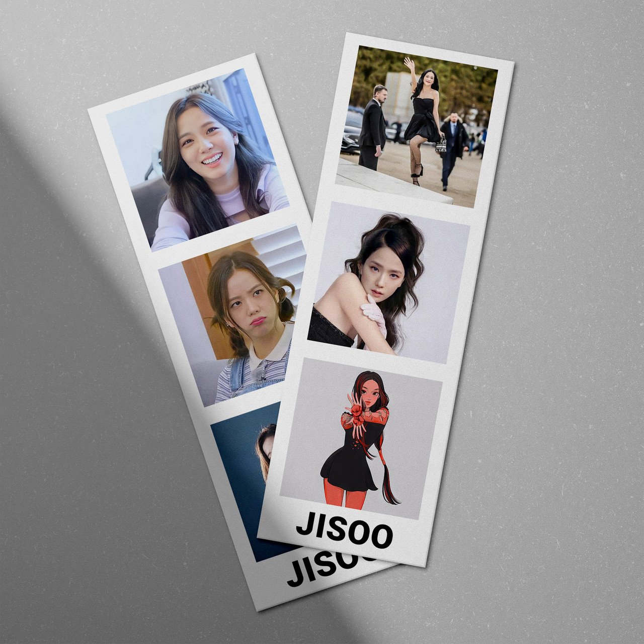 Набір фотостріпів Black Pink Jisoo №2 8 штук