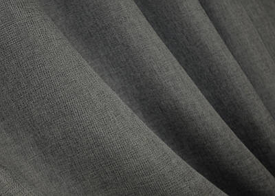 Однотонна тканина "Льон мішковина". Висота 2,8 м. Колір темно-сірий. Код 1473ш