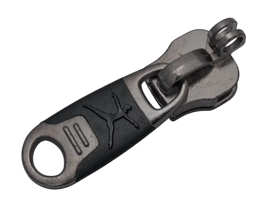 Бігунок No10 для валізи з подвійним гачком НН-3209 темний-нікель, фото 1