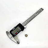 Цифровий штангенциркуль циркуль  Digital Caliper 0-150 мм, Штангенциркулі PI-649 електронні канавкові, фото 3