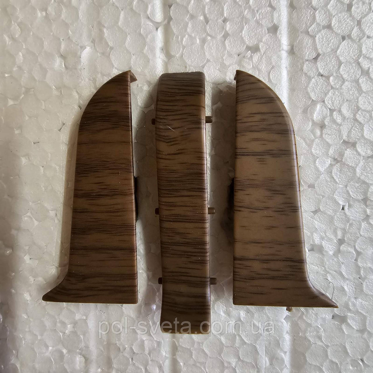 Пара закінчень для плінтуса ПВХ Мадагаскар 104, фото 1