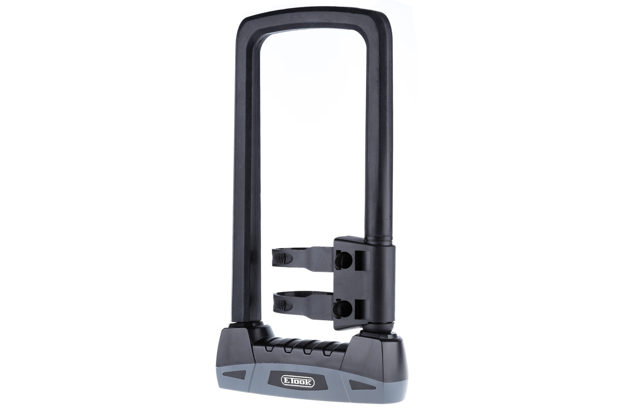 Замок на велосипед велозамок U-Lock ETOOK ET500L скоба 13x108x235 мм чорний, фото 1