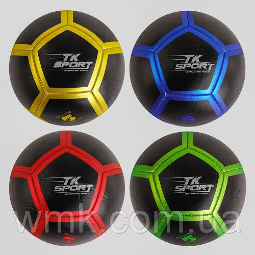 М`яч футбольний C 50156,  TK Sport  4 види, вага 350гр, матеріал PU, матовий, розмір  5