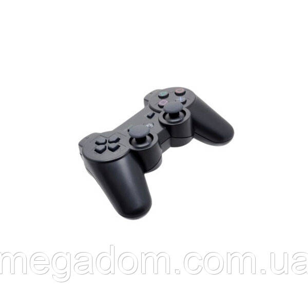 Бездротовий ігровий геймпад Doubleshock PS3/PC акумуляторний джойстик з функцією вібрації. XU-436 Колір: чорний