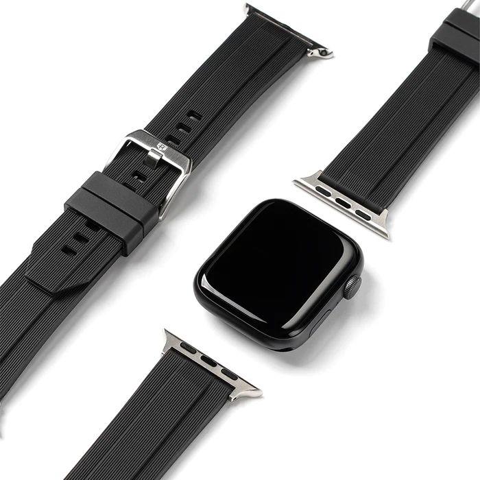 Ремінець Ringke Rubber One Band до Apple Watch 42/44/45/46/49mm Matte Black (AW-B-44-10)