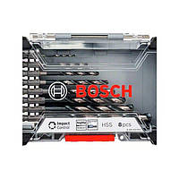 Набір свердел спіральних для металу Bosch Impact Control 2608577146 (8 шт.) (2608577146)