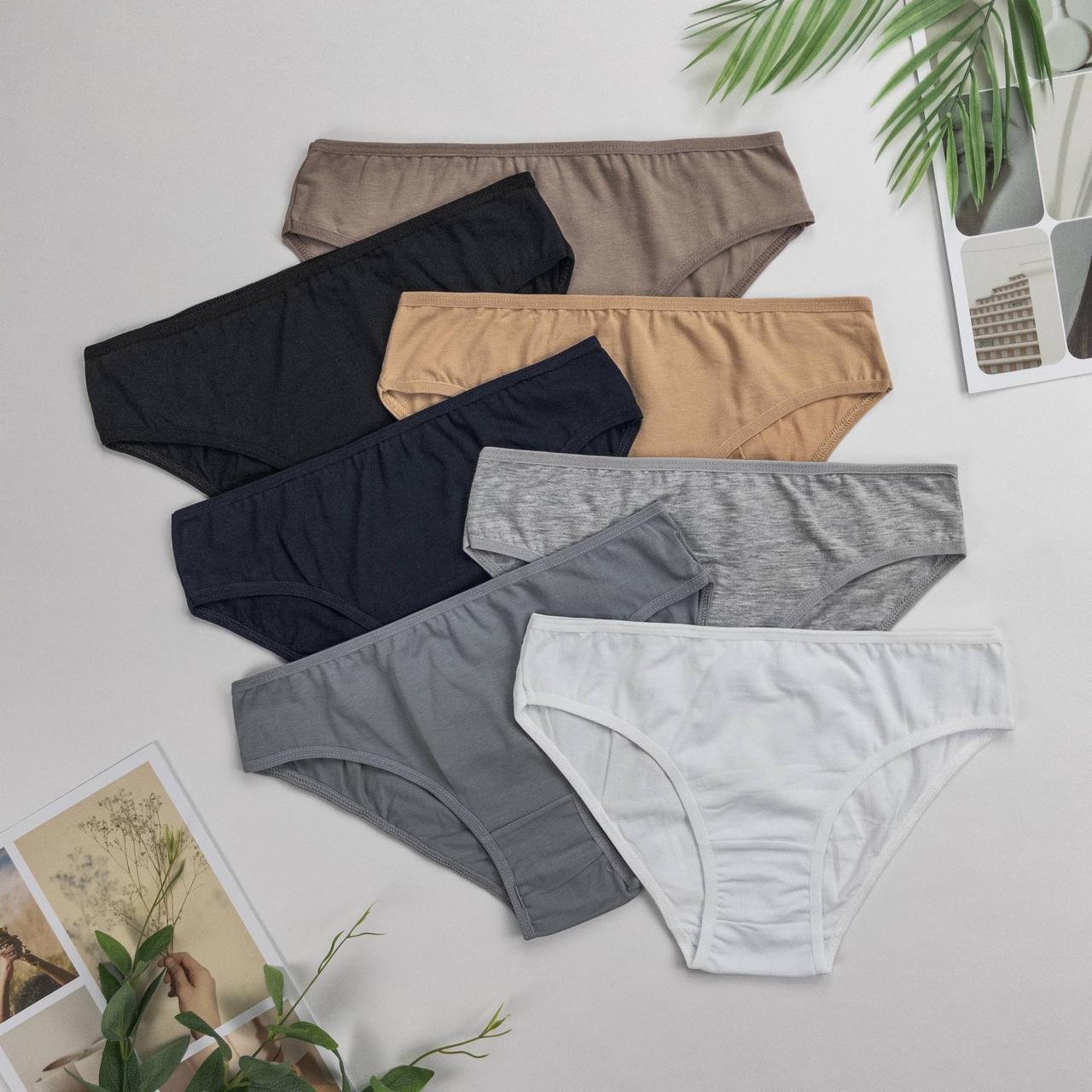 Труси жіночі Nicoletta Туреччина тижневки M, L, 2XL | 7 шт.