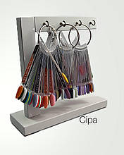 Підставка під типси з дерева сіра