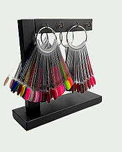 Підставка під типси з дерева чорна