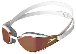 Окуляри для плавання Speedo FASTSKIN HYPER ELITE MIR білий, золотий Уні OSFM