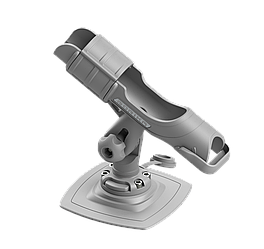 Тримач спінінга BORIKA FASTen HTp225 білий з монтажною системою FMp225 для кріплення на поверхні човна ПВХ (01.03.001.06.03)