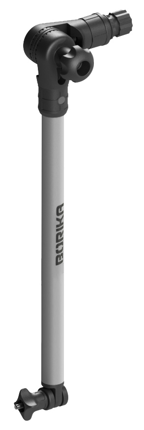 Тримач датчика ехолота (L — 400 мм) для встановлення вздовж борту каяків та belly boats Ft400 чорний BORIKA FASTen, фото 1