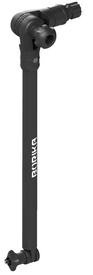 Тримач датчика ехолота (L — 400 мм) для встановлення вздовж борту каяків та belly boats Ft400 чорний BORIKA FASTen, фото 1