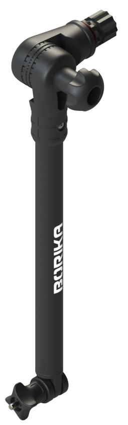 Тримач датчика ехолота (L — 300 мм) для встановлення вздовж борту каяків та belly boats FTr300  чорний BORIKA FASTen, фото 1