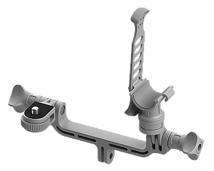 Tримач для екшн-камер з еластичним притискачем для підсвітки Ng004 сірий BORIKA FASTen (01.05.004.01.02)