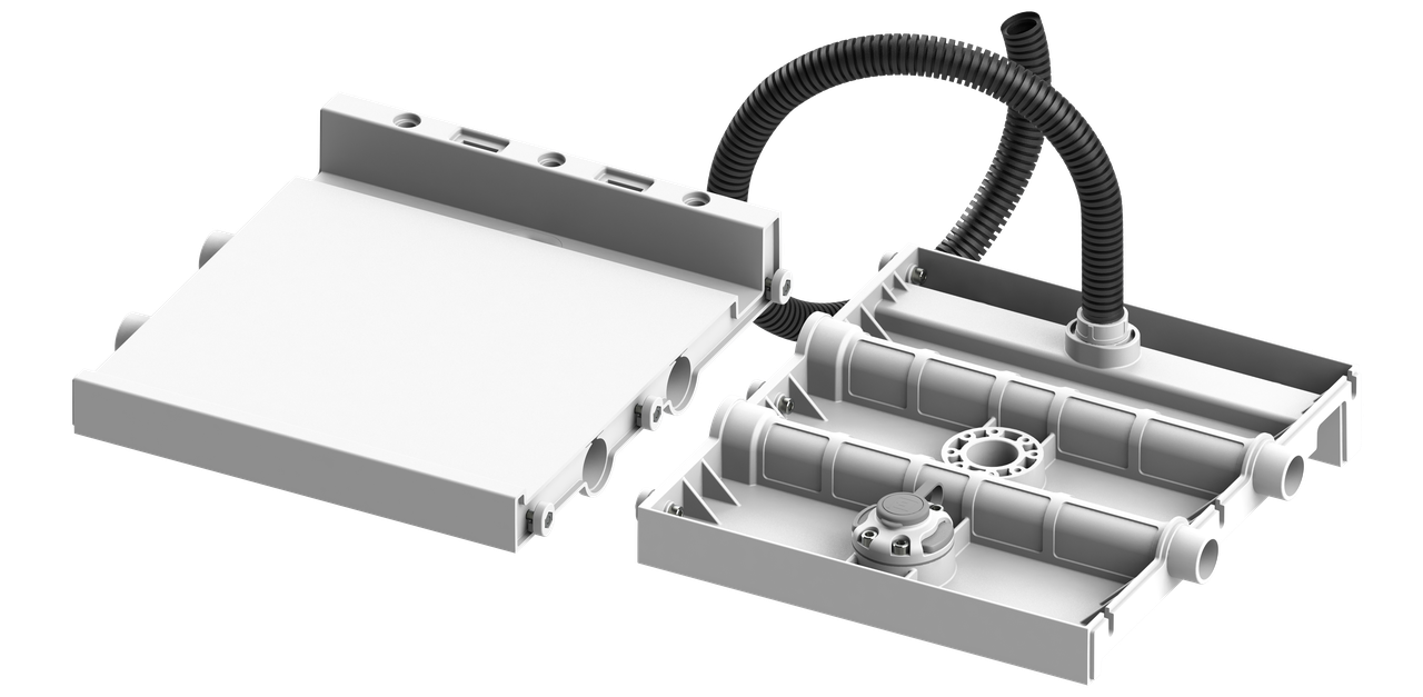 Додаткова секція (305 х 350 мм) для модульного стола моделі Tm450 Tm305 чорний BORIKA FASTen (01.07.006.01.03), фото 1