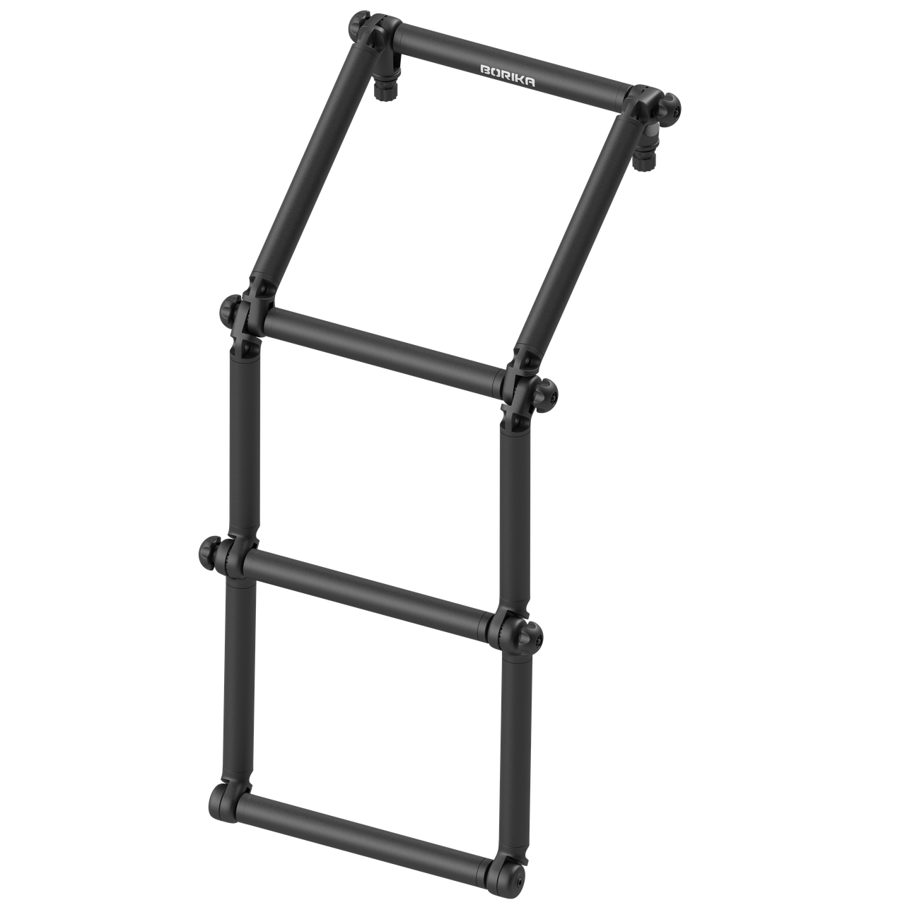 Бортова розкладна драбина (L — 1000 мм) Fl032 чорний BORIKA FASTen (01.11.002.01.06), фото 1