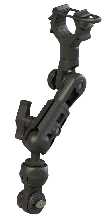 Тримач ноги носового елетромотора Ø до 50 мм FRh101  чорний BORIKA FASTen (01.13.014.01.43), фото 1