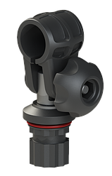 Хомут / уключина для труб та весел Ø 22 мм Tc022 чорний BORIKA FASTen (01.15.001.02.01)