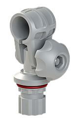 Хомут / уключина для труб та весел Ø 22 мм Tc022 сірий BORIKA FASTen (01.15.001.02.02)