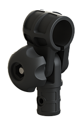 Тентове нахильне з'єднання для труб Ø 22 мм і 32 мм Tf022 чорний BORIKA FASTen (01.15.001.04.01)