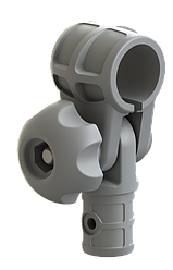 Тентове нахильне з'єднання для труб Ø 22 мм і 32 мм Tf022 сірий BORIKA FASTen (01.15.001.04.02)