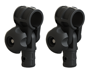 Комплект тентових нахильних з'єднань для труб Ø 22 мм і 32 мм, 2 шт. Tf022-2 BORIKA FASTen (01.15.001.05.01)