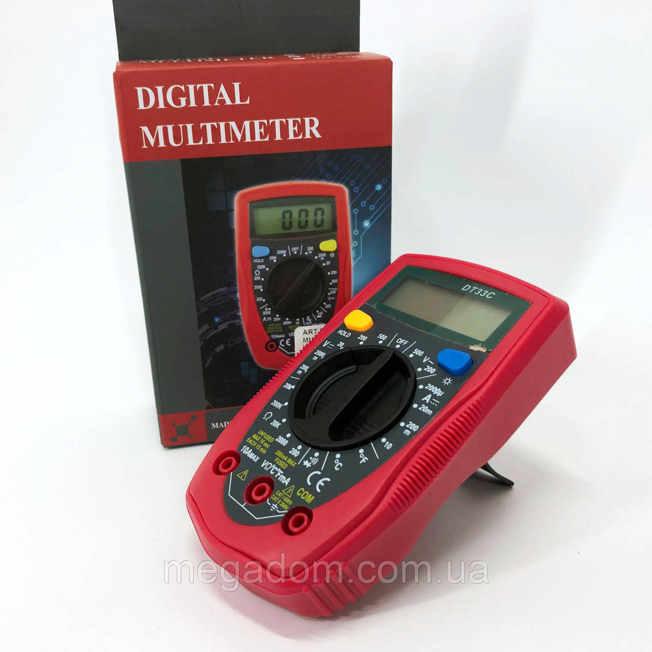Портативний автомобільний мультиметр 33 C DT DIGITAL, Тестер перевірки напруги, OG-119 Тестер професійний