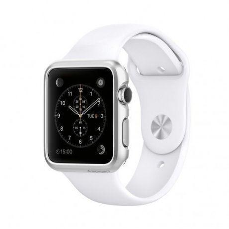 Чохол SPIGEN Thin Fit для Apple Watch 38mm Silver