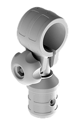 Армоване тентове нахильне з'єднання для труб Ø 22 мм і 32 мм Tf032 сірий BORIKA FASTen (01.15.002.04.02)