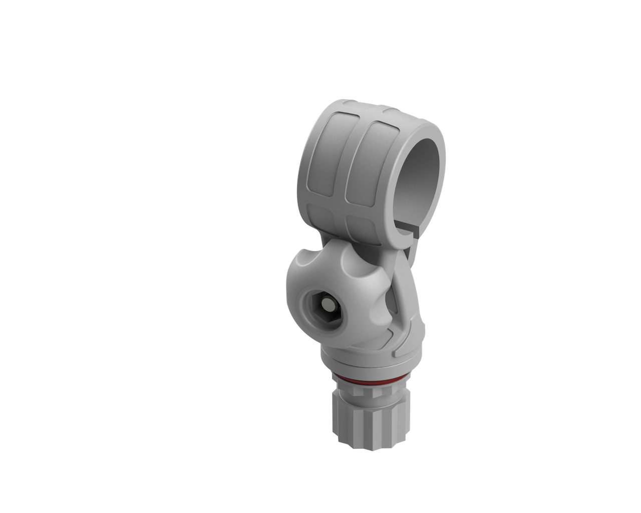 Хомут / уключина) для труб і весел Ø 32 мм RLp032 сірий BORIKA FASTen (01.15.011.01.02), фото 1