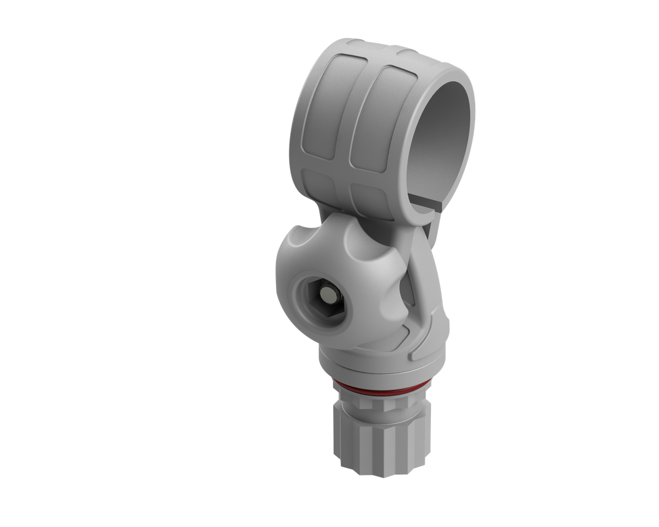 Хомут / уключина для труб і весел Ø 35 мм RLp035 сірий BORIKA FASTen (01.15.014.01.02), фото 1